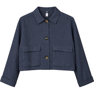 Mazine Дамско ежедневно яке Mazine Women's Short Linen Jacket Casual jacket - Ink Blue - размер XS (103-2946-0211)