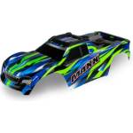 Traxxas каросерия зелена Maxx (междуосие 352мм)
