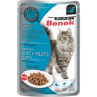 Super Benek filety v omáčke pstruh 28 x 85 g