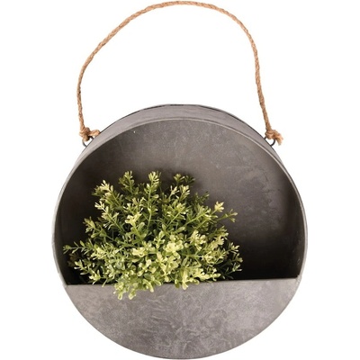 Esschert Sivý nástenný kvetináč Design, 30 cm