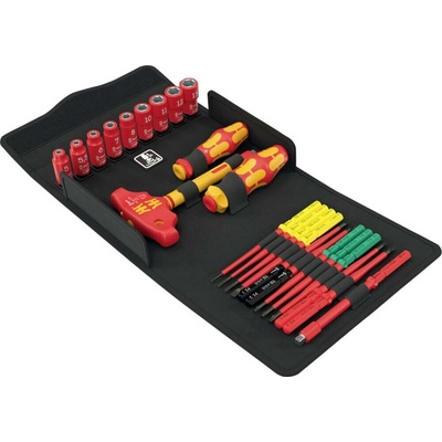 Wera Kraftform Kompakt VDE 24 Allrounder Set 1 sada vymeniteľných bitov, krížový PH, krížový PZ, TORX, plochý, inbus, vn