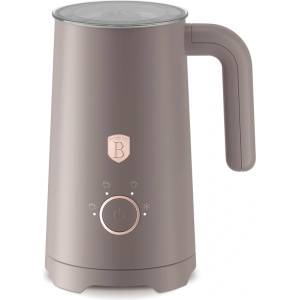 Berlingerhaus Уред за разпенване на мляко 4 в 1 със затопляне Taupe 400W 55406 (BH/9792) Миксер за фрапе