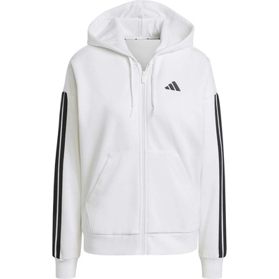 adidas Essentials 3-Stripes Hoodie bielačierna