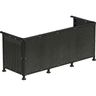 Zástěna na balkon 1x5 m SPRINGOS BN1029 antracit