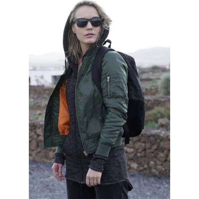 Urban Classics Dámska bomber bunda olivová