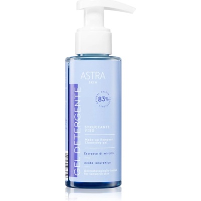 Astra Make-Up Skin лек почистващ гел за всички типове кожа на лицето 100ml