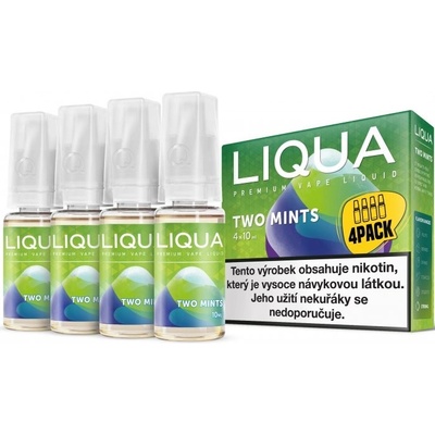 Ritchy Liqua 4Pack Two Mints 4 x 10 ml 3 mg