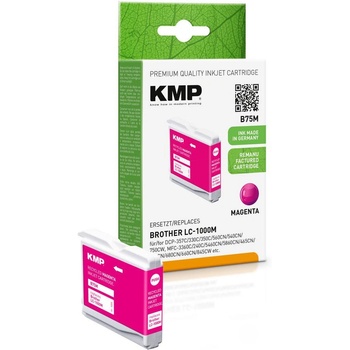 Compatible KMP Brother LC-1000M/LC51M магента касета от трети производител за 400 страници (1035,4006)