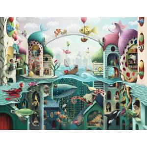 Ravensburger - Puzzle If Fish Could Walk - 2 000 piese