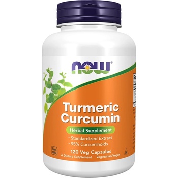 NOW NOW Curcumin, 120 Veg Capsules