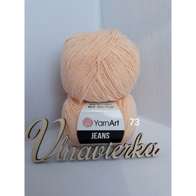 YarnArt Jeans 73 Broskyňová