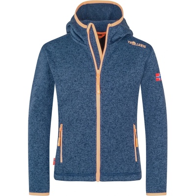 TROLLKIDS Детско поларено яке Trollkids Girl's Jondalen Jacket XT Fleece jacket - Navy / Coral Haze - размер 92 (EU) (703-2534-1611)