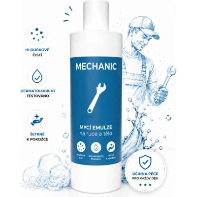 Herbai Herbacare Professional Mechanic mycí emulze na ruce a tělo 400 ml