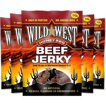 Wild West Beef Jerky Honey BBQ 5 x 85g