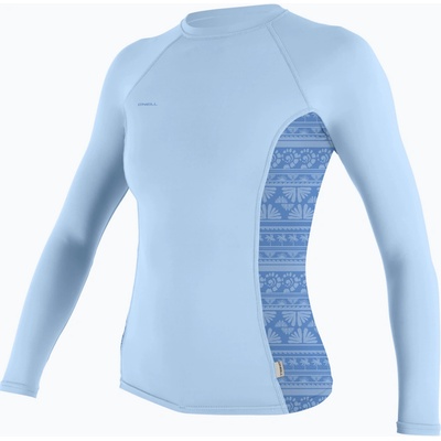 O'Neill Wms Hyperfreak Skins LS Rash Guard chambray blue/surf abstract