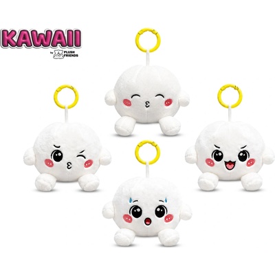 Prívesok na kľúče Plyšový Bao knedlíček Plush Friends Kawaii 8 cm