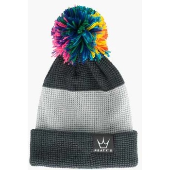 Peaty's Зимна шапка Peaty's Pub AW23 PubWear Merino Bobble Hat - Two-tone Grey