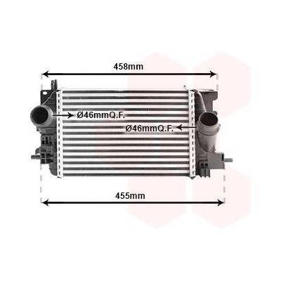Chladič turba VAN WEZEL 37004575