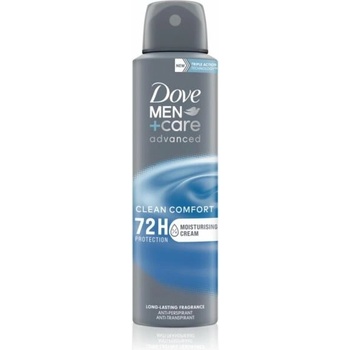 Image 1 of Dove Men+Care Advanced Clean Comfort 72h deo spray 150 ml