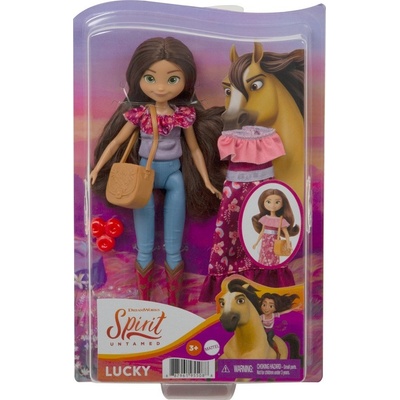 MATTEL Spirit veselá bábika Lucky s oblečky