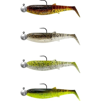 Savage Gear Gumová Nástraha Cannibal Shad Clearwater Mix Set 4ks - 10cm / 9g+10g – Zboží Mobilmania
