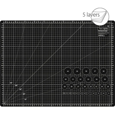 Řezací podložka TEXI BLACK 60X45 – Zboží Dáma