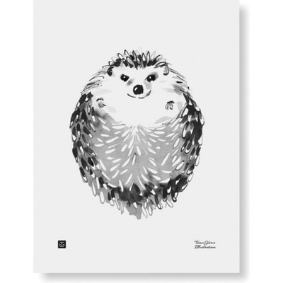 Plakát Hedgehog 30x40 cm Teemu Järvi Illustrations