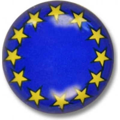 Odznak (pins) 9mm okrúhly vlajka Európska únia (EÚ) - farebný