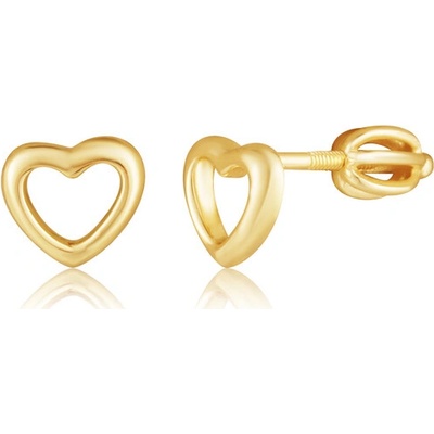 JVD Pozlátené strieborné náušnice SVLE3448XH2GOSR