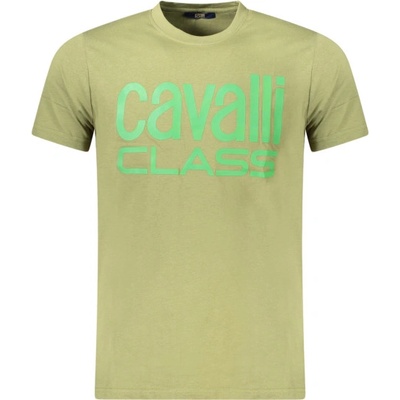 Cavalli class Тениска с къс ръкав за мъже cavalli class, Размер m, Цвят Зелен (qxt62qjd060_ve04050)