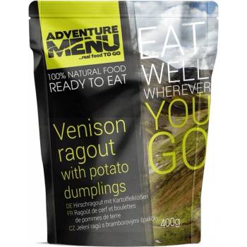 AdventureMenu Adventure Menu Рагу от еленско месо с картофени кнедли 400 г (7710)
