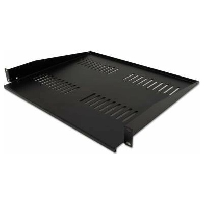 XtendLan CPOLIC1U40-B-P Police, 19", výška 1U, 400mm, univerzální, předsunutá, nosnost 25kg, černá CPOLIC1U40-B-P