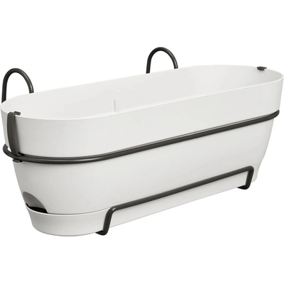 elho Balkónový hrantík vibia campana all-in-1 50 cm - silk white