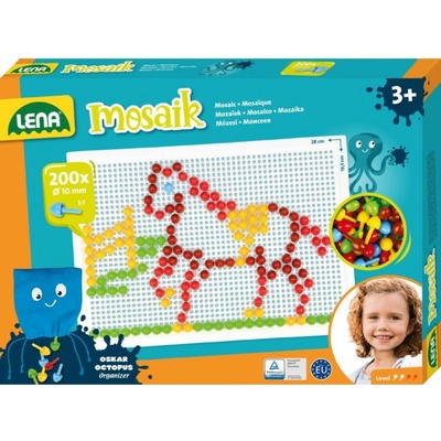 Lena Mozaika klobouček 1cm hladký 200 ks