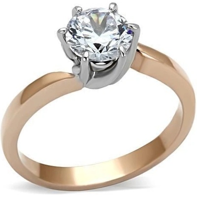 Šperky4U ocelový prsten se zirkonem AL 0012