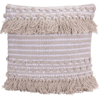 Homestyling Vankúš so strapcami bavlna Design 3 45x45