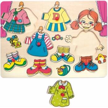 Image 1 of Woodyland Woody - Дървен пъзел с дръжки - Облечи Каролина