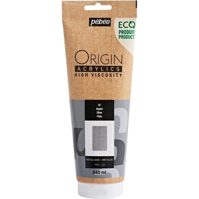 Pébéo Origin АКРИЛНА боя Silver 240 ml 1 бр (817242)