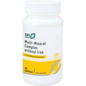 SFI HEALTH Мулти-минерален комплекс без желязо - 100 вег. капсули