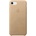 Apple iPhone Leather Case - оригинален кожен кейс (естествена кожа) за iPhone 8, iPhone 7 (светлокафяв)