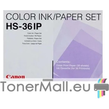 Canon Color Ink/Paper set HS-36IP, HS36IP (4x6"/10x15cm), 36 sheets, 1996A003AA