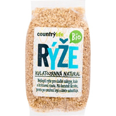 Country Life Bio Ryža gulatá natural 0,5 kg