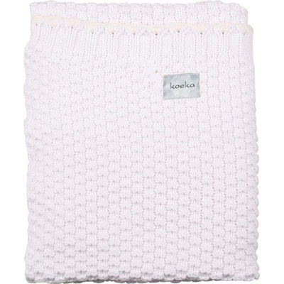Koeka Deka Knitted Bavlna Vlna White