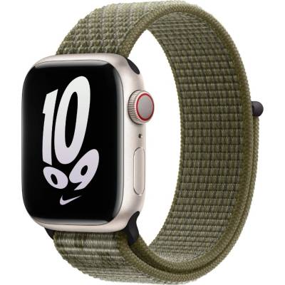 Apple Watch 45mm Sequoia/Pure Platinum Nike Sport Loop MPJ23ZM/A