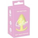 Cuties Yellow Mini Plug - Compact Silicone Model for Beginners
