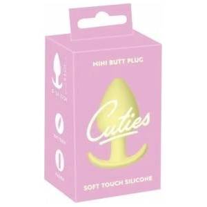 Cuties Yellow Mini Plug - Compact Silicone Model for Beginners