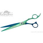 Kenchii Professional Peacock - права ножица за груминг, 8, 0 инча