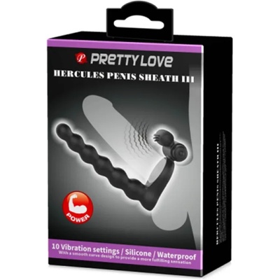 Pretty Love Hercules Penis Sheath III Black