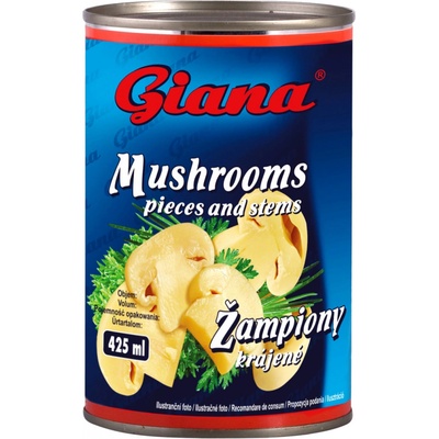 Giana žampiony krájené 425 ml – Zboží Mobilmania