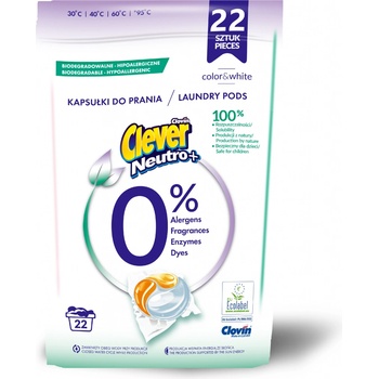 Clever Neutro+ Color & White hypoalergéne kapsule 22 PD